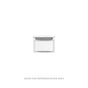 Robern - Profiles Framed Vanity, 12'' x 7-1/2'' x 21'', Matte White, Chrome Frame, Full Drawer - Matte White
