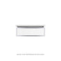 Robern - Profiles Framed Vanity, 24'' x 7-1/2'' x 18'', Tinted Gray Mirror, Chrome Frame, Plumbing Drawer - Tinted Gray Mirror