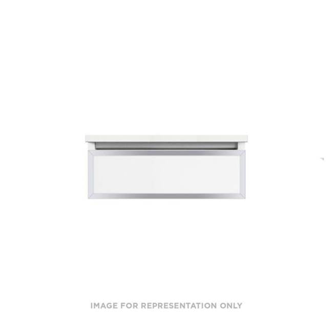 Robern - PROFILES, 24X7.5X18, FIX, SEL, S WHT, CHR - Satin White