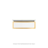 Robern - PROFILES, 24X7.5X18, FIX, SEL, WHT, M GLD - White