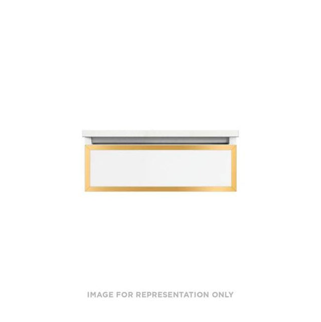 Robern - PROFILES, 24X7.5X21, FIX, SEL, TGM, M GLD - Tinted Gray Mirror