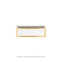 Robern - PROFILES, 24X7.5X21, FIX, WHT, M GLD - White