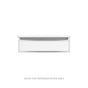 Robern - Profiles Framed Vanity, 30'' x 7-1/2'' x 18'', Matte Black, Chrome Frame, Full Drawer, Selectable Night Light, 2700K/400 - Matte Black