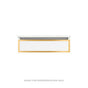 Robern - PROFILES, 30X7.5X21, FIX, TGM, M GLD - Tinted Gray Mirror
