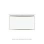 Robern - Profiles Framed Vanity, 30'' x 15'' x 18'', Matte Black, Polished Nickel Frame, Full Drawer, Selectable Night Light, 270 - Matte Black