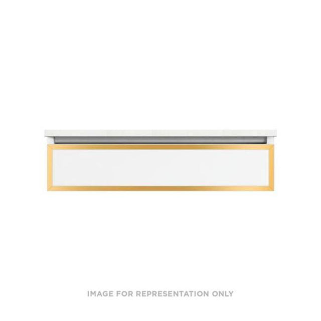 Robern - PROFILES, 36X7.5X18, FIX, SEL, TGM, M GLD - Tinted Gray Mirror