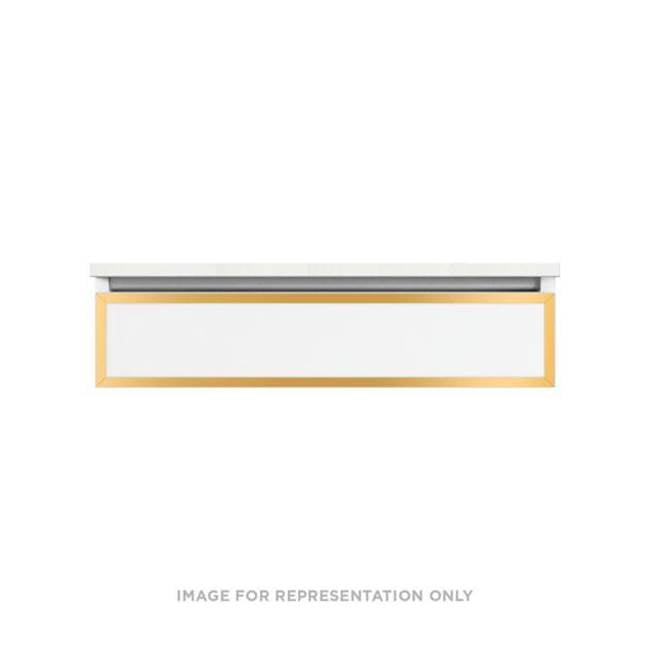 Robern - PROFILES, 36X7.5X18, FIX, SEL, M GRY, M GLD - Matte Gray