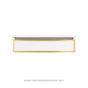 Robern - PROFILES, 36X7.5X21, FIX, SEL, WHT, M GLD - White