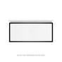 Robern - Profiles Framed Vanity, 36'' x 15'' x 18'', Satin Bronze, Matte Black Frame, Full Drawer, Selectable Night Light, 2700K/ - Satin Bronze