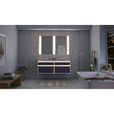 Profiles Framed Lighting, 5'' x 40'' x 4-5/8'', Chrome, 2700K Temperature (Warm Light)