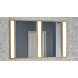 Profiles Framed Lighting, 5'' x 30'' x 4-5/8'', Polished Nickel, 2700K Temperature (Warm Light)