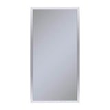 Robern - Profiles Framed Cabinet, 16'' x 30'' x 4'', Chrome, Electrical Outlet, USB Charging Ports, Left Hinge - Chrome