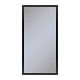 Robern - Profiles Framed Cabinet, 16'' x 30'' x 6'', Matte Black, Non-Electric, Reversible Hinge - Matte Black