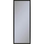 Robern - Profiles Framed Cabinet, 16'' x 40'' x 6'', Matte Black, Electrical Outlet, USB Charging Ports, Left Hinge - Matte Black