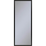 Robern - Profiles Framed Cabinet, 16'' x 40'' x 6'', Matte Black, Non-Electric, Reversible Hinge - Matte Black