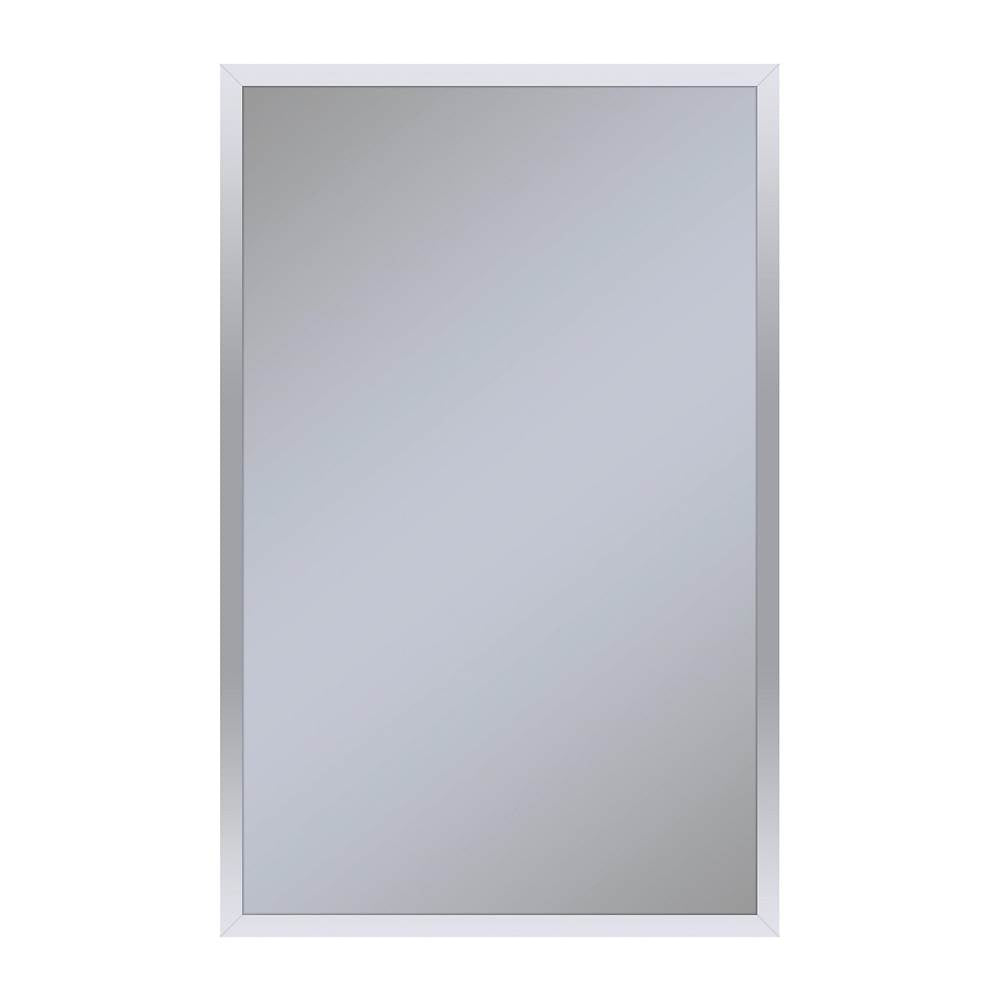 Robern - Profiles Framed Cabinet, 20'' x 30'' x 4'', Chrome, Non-Electric, Reversible Hinge - Chrome