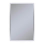 Robern - Profiles Framed Cabinet, 20'' x 30'' x 6'', Chrome, Electrical Outlet, USB Charging Ports, Right Hinge - Chrome