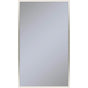 Robern - Profiles Framed Cabinet, 24'' x 40'' x 6'', Polished Nickel, Electrical Outlet, USB Charging Ports, Right Hinge - Polished Nickel
