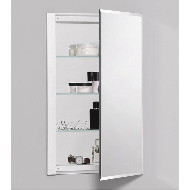 Robern - R3 Series Cabinet, 16'' x 26'' x 4'', Single Door, Bevel Edge