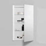 Robern - R3 Series Cabinet, 16'' x 26'' x 4'', Single Door, Polished Edge