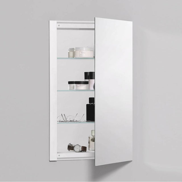 Robern - R3 Series Cabinet, 16'' x 26'' x 4'', Single Door, Polished Edge