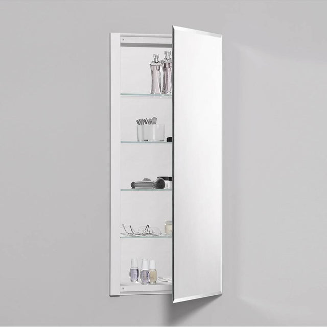 Robern - R3 Series Cabinet, 16'' x 36'' x 4'', Single Door, Bevel Edge