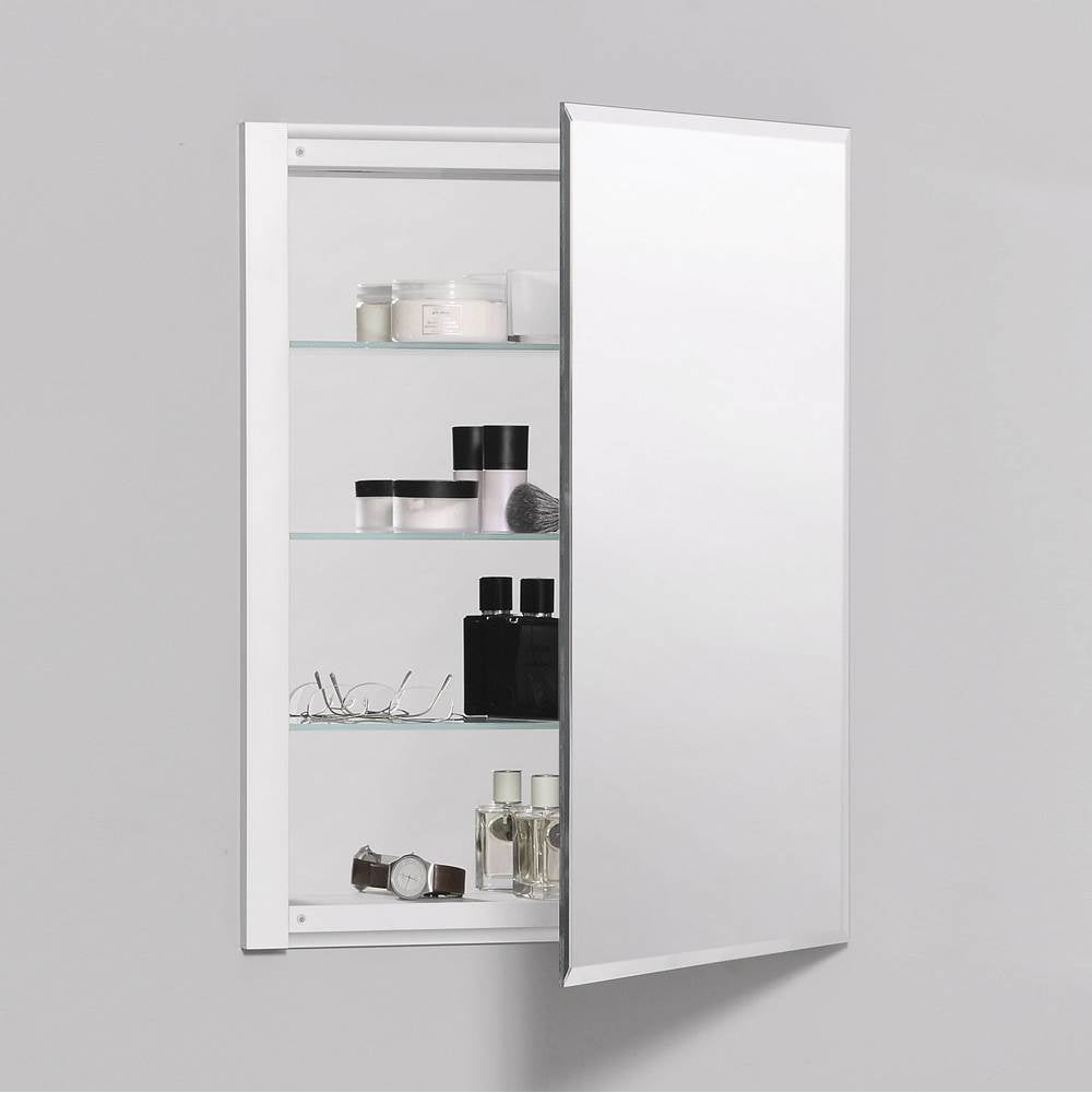 Robern - R3 Series Cabinet, 20'' x 26'' x 4'', Single Door, Bevel Edge