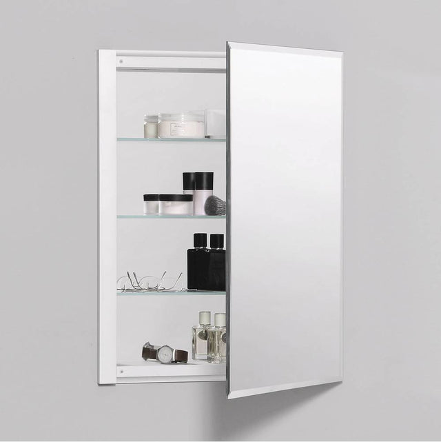 Robern - R3 Series Cabinet, 20'' x 26'' x 4'', Single Door, Bevel Edge