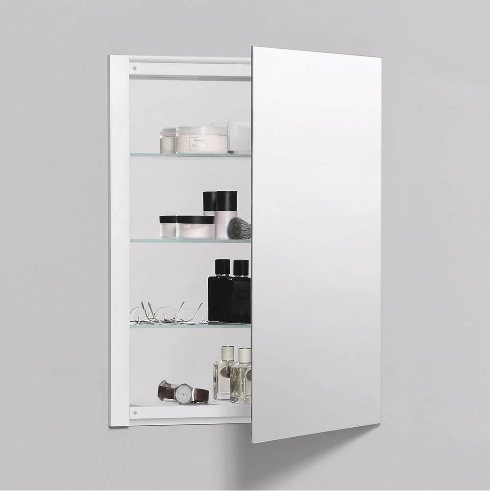 Robern - R3 Series Cabinet, 20'' x 26'' x 4'', Single Door, Polished Edge