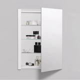 Robern - R3 Series Cabinet, 20'' x 26'' x 4'', Single Door, Polished Edge
