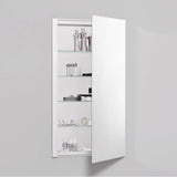 Robern - R3 Series Cabinet, 20'' x 36'' x 4'', Single Door, Polished Edge
