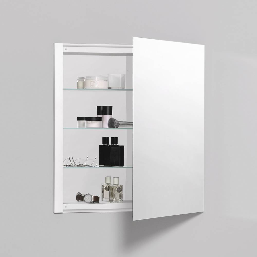Robern - R3 Series Cabinet, 24'' x 26'' x 4'', Single Door, Polished Edge