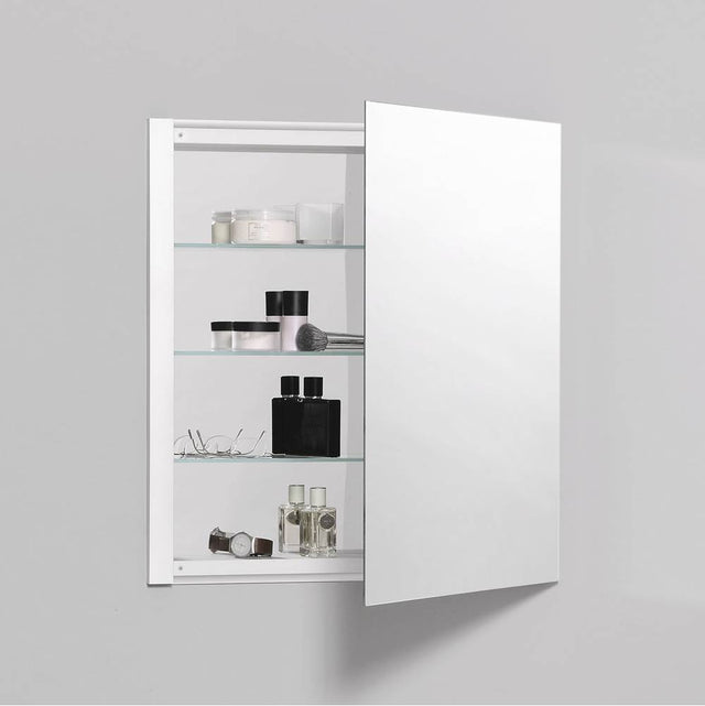 Robern - R3 Series Cabinet, 24'' x 26'' x 4'', Single Door, Polished Edge