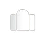 Robern - Triptych Metal Mirror - Brushed Pewter