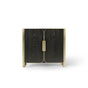 Robern - Bergman 36'' X 34'' X 23'' Vanity In Natural Gray With Brushed Pewter Finish - Natural Gray and Brushed Pewter