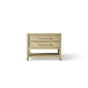 Robern - Skaarsgard Vanity, 36'' X 34'' X 23'', Rustic Oak With Brushed Pewter, No Vanity Top - Rustic Oak And Brushed Pewter