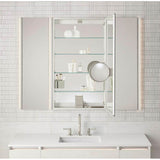 PL Portray Medicine Cabinet With Flat Edge Mirror, Slow-Close Door - 16 X 26''
