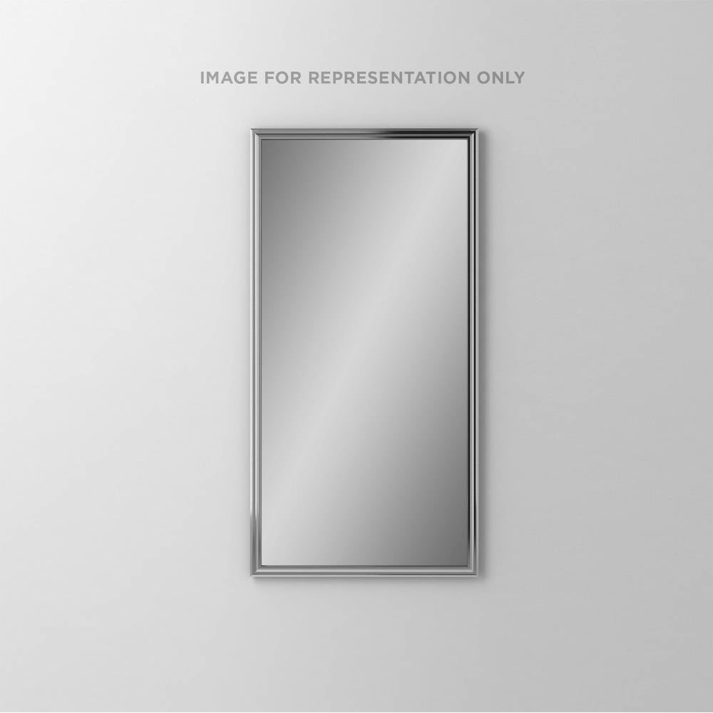 Robern - Main Line Mirror, 20'' x 40'' x 1-5/8'', Rosemont Frame, Polished Nickel - Polished Nickel