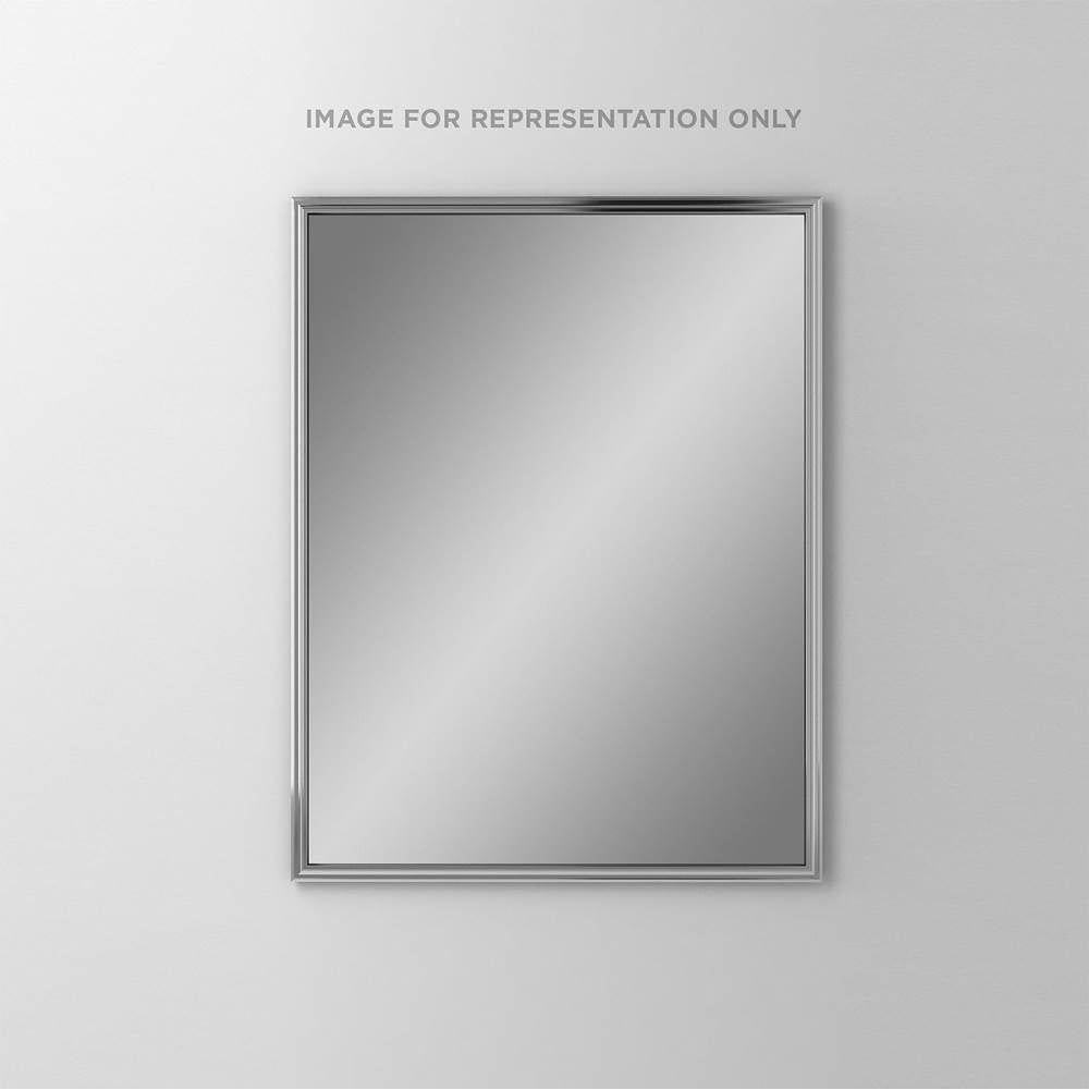 Robern - Main Line Mirror, 24'' x 30'' x 1-5/8'', Rosemont Frame, Polished Nickel - Polished Nickel