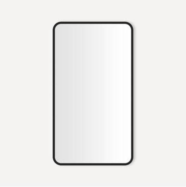 Robern - MIRROR, ROUND CORNER METAL 2034, MAT BLK - Matte Black