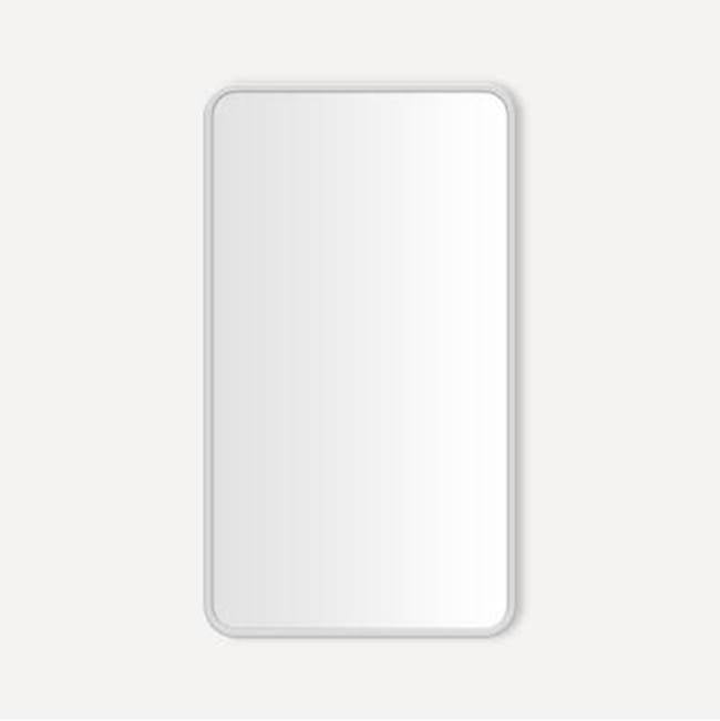 Robern - MIRROR, ROUND CORNER METAL 2034, POL SS - Polished Stainless Steel