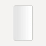 Robern - MIRROR, ROUND CORNER METAL 2444, POL SS - Polished Stainless Steel