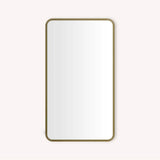 Robern - CAB, ROUND CORNR MTL 2034D4, AG BRS, ELE - Aged Brass