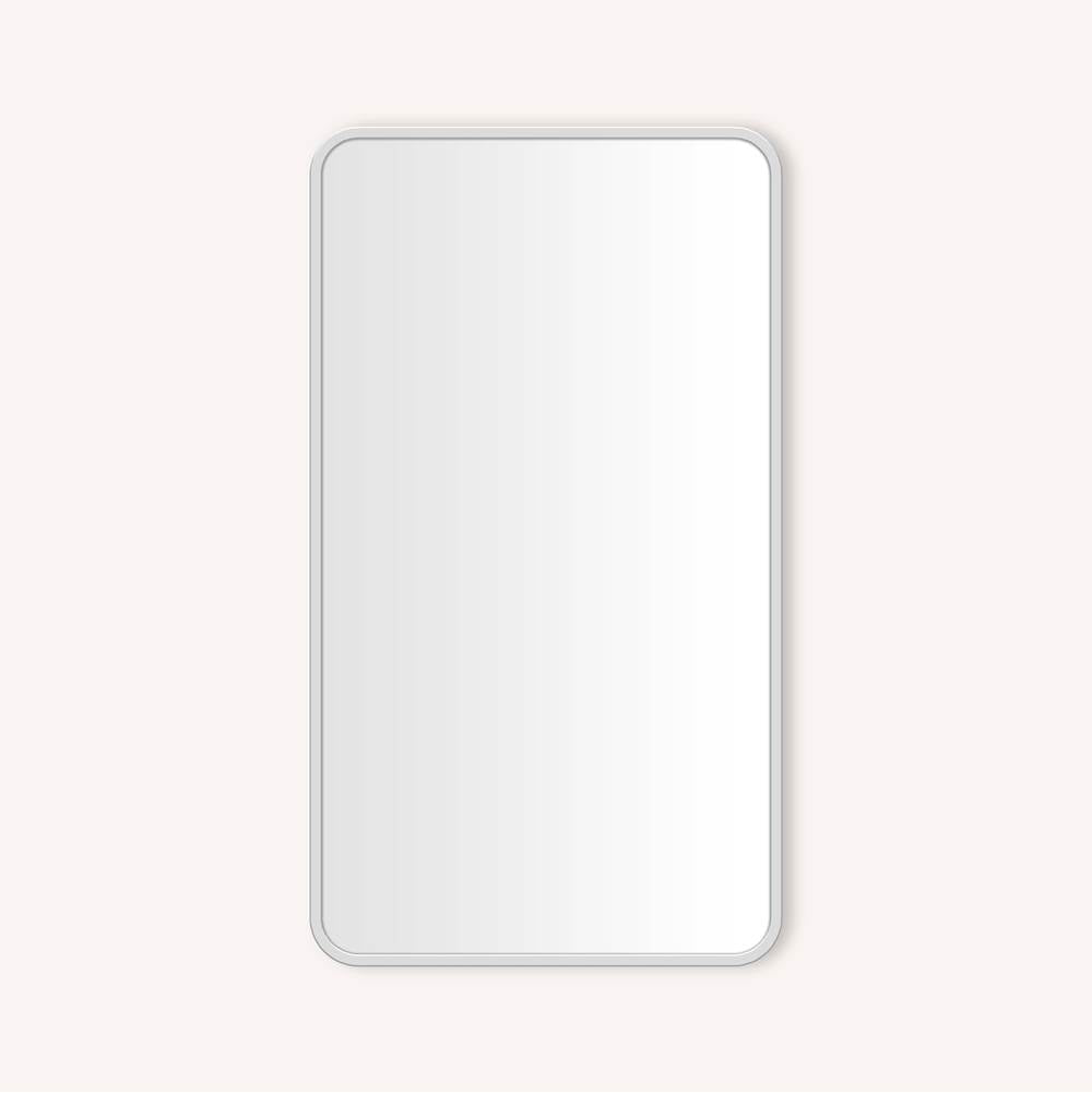 Robern - CAB, ROUND CORNR MTL 2034D4, POL SS, ELE - Polished Stainless Steel