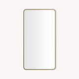 Robern - CAB, ROUND CORNR MTL 2444D4, AG BRS, ELE - Aged Brass