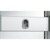 Profiles Framed Cabinet, 16'' x 30'' x 4'', Chrome, Non-Electric, Reversible Hinge