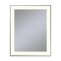 Robern - Sculpt Lighted Mirror, 25'' x 31'' x 2-1/4'', Slim Museum Frame, Chrome, Perimeter Light Pattern, 2700K Color Temperature (Warm White) - Chrome