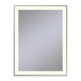 Robern - Sculpt Lighted Mirror, 31'' x 41'' x 2-1/4'', Slim Museum Frame, Polished Nickel, Perimeter Light Pattern, 2700K Color Temperature (Warm White) - Polished Nickel