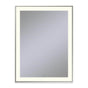 Robern - Sculpt Lighted Mirror, 31'' x 41'' x 2-1/4'', Slim Museum Frame, Polished Nickel, Perimeter Light Pattern, 2700K Color Temperature (Warm White) - Polished Nickel