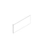 Robern - Cartesian and Profiles Side Kit, 7-1/2'' H x 21'' D, Single Side Kit, Satin White - Satin White